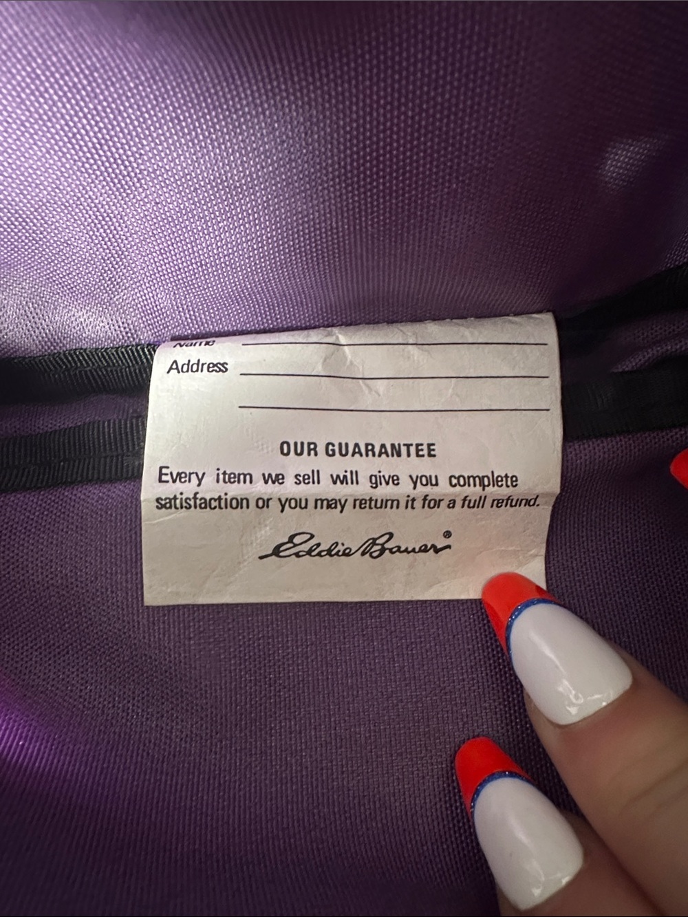 ✨💜 Eddie Bauer Royal Purple Belt Bag Fanny Pack Like New! 🎒 - Picture 2 of 8